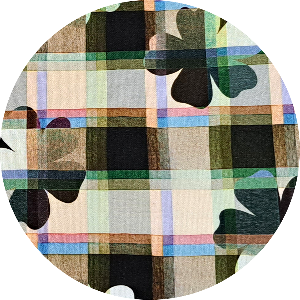 生地：ひまわり② 黒