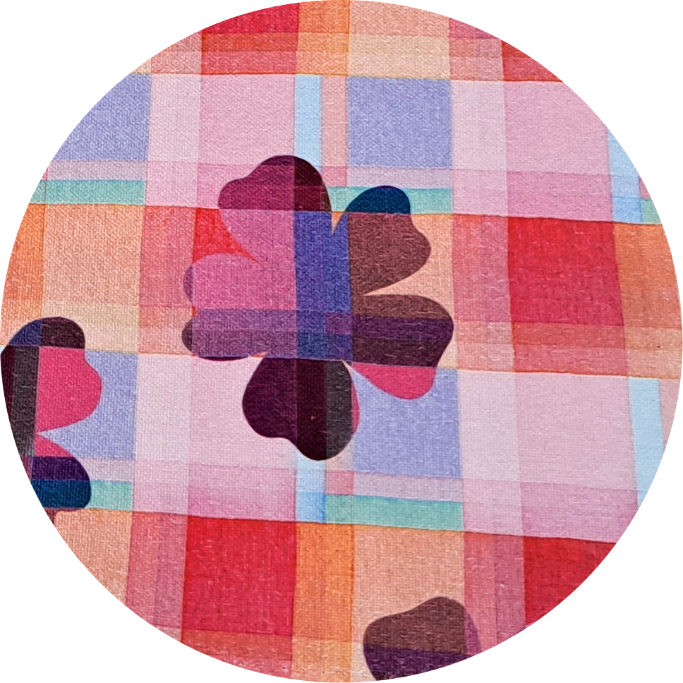 生地：ひまわり② ピンク